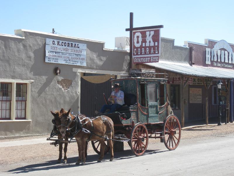 Stagecoach by the O.K. Corral
